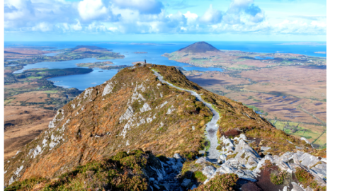Diamond Hill hike in Connemara National Park